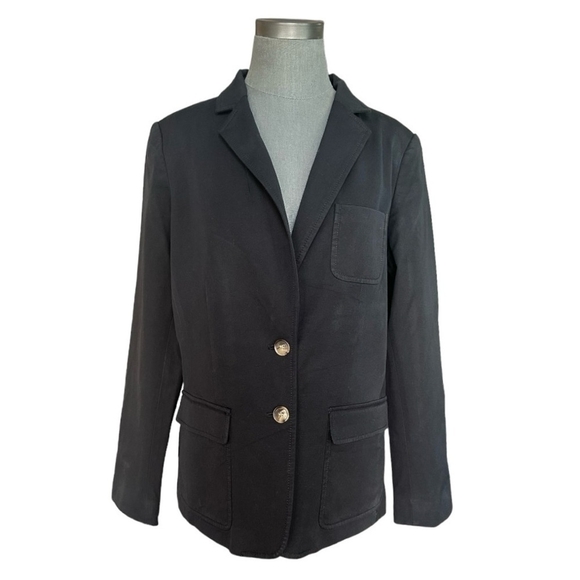 NWOT Women’s Blazer Tommy Hilfiger CAREER Black Single Breasted Tailored Blazer - Picture 3 of 7
